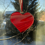 Heart-Shaped Sun Catcher on Window