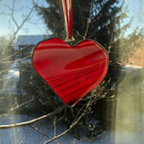 Heart-Shaped Sun Catcher on Window